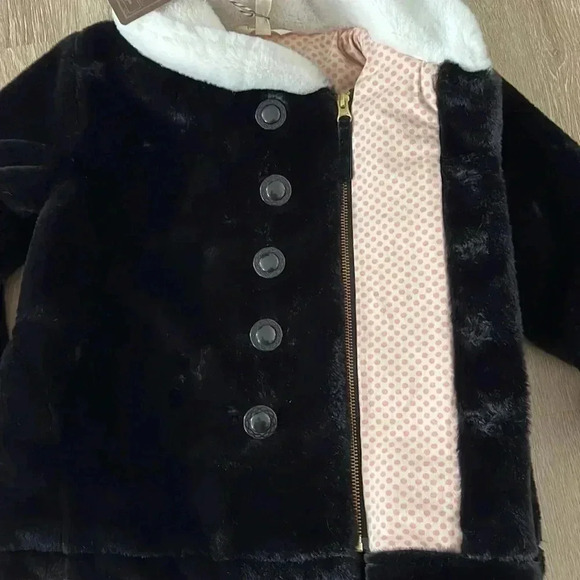 Matilda Jane Just Imagine Artis black Faux Fur Coat girls Size‎ 6 new with tags - Picture 7 of 9